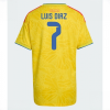 Colombia Luis Diaz #7 Soccer Jerseys Home Stadium Shirt for Women World Cup 2026 Short Sleeve