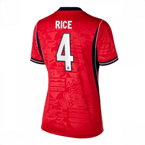 Buy England Declan Rice #4 Soccer Jerseys Away Stadium Shirt for Women World Cup 2026 Short Sleeve For Sale England Declan Rice #4 Soccer Jerseys Away Stadium Shirt for Women World Cup 2026 Short Sleeve