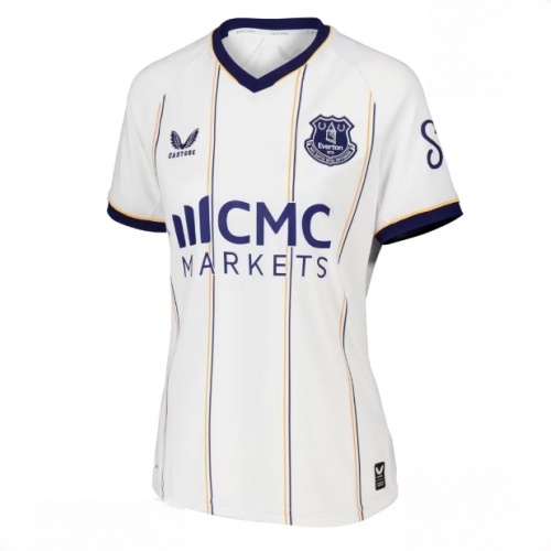 Buy Everton Away Stadium Shirt for Women 2026-27 White Soccer Jersey For Sale Everton Away Stadium Shirt for Women 2026-27 White Soccer Jersey