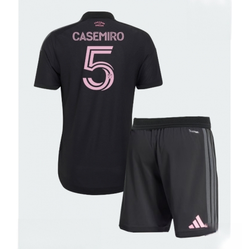 Buy Inter Miami Casemiro #5 Cheap Away Stadium Kit for Kids 2026-27 football kit set For Sale Inter Miami Casemiro #5 Cheap Away Stadium Kit for Kids 2026-27 football kit set