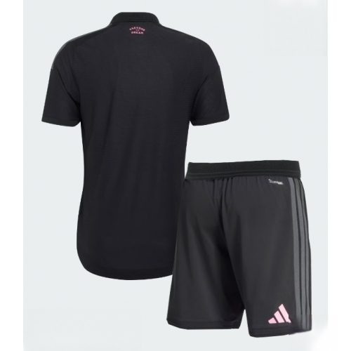 Buy Inter Miami Cheap Away Stadium Kit for Kids 2026-27 black Soccer Jersey Set 2 For Sale Inter Miami Cheap Away Stadium Kit for Kids 2026-27 black Soccer Jersey Set 2