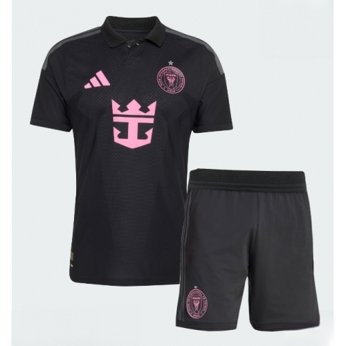Buy Inter Miami Cheap Away Stadium Kit for Kids 2026-27 black Soccer Jersey Set For Sale Inter Miami Cheap Away Stadium Kit for Kids 2026-27 black Soccer Jersey Set