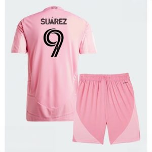 Buy Inter Miami Luis Suarez #9 Cheap Home Stadium Kit for Kids 2026-27 football kit set For Sale Inter Miami Luis Suarez #9 Cheap Home Stadium Kit for Kids 2026-27 football kit set