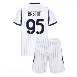 For Sale  Inter Milan Alessandro Bastoni #95 Cheap Away Stadium Kit for Kids 2026-27 Short Sleeve (+ pants)