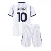 Buy Inter Milan Lautaro Martinez #10 Cheap Away Stadium Kit for Kids 2026-27 Short Sleeve (+ pants) 3 For Sale Inter Milan Lautaro Martinez #10 Cheap Away Stadium Kit for Kids 2026-27 Short Sleeve (+ pants) 3