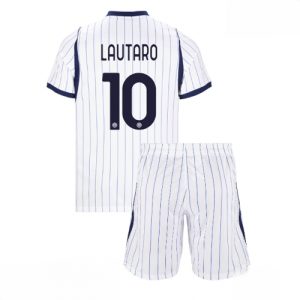 For Sale  Inter Milan Lautaro Martinez #10 Cheap Away Stadium Kit for Kids 2026-27 Short Sleeve (+ pants)