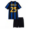 For Sale  Inter Milan Nicolo Barella #23 Cheap Home Stadium Kit for Kids 2026-27 Short Sleeve (+ pants) 3