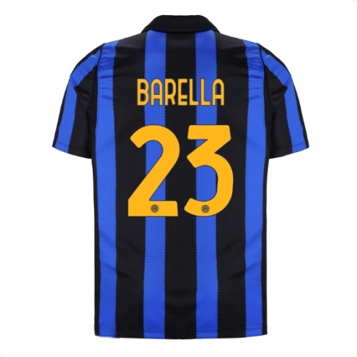 Buy Inter Milan Nicolo Barella #23 Men Home Stadium Shirt 2026-27 Short Sleeve For Sale Inter Milan Nicolo Barella #23 Men Home Stadium Shirt 2026-27 Short Sleeve