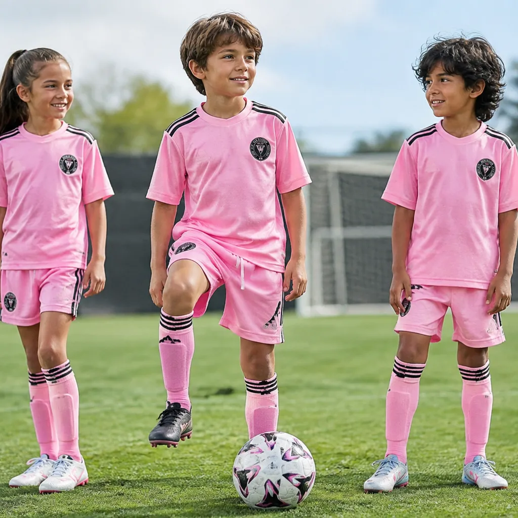 Inter Miami Kit Kids Youth Football Jerseys