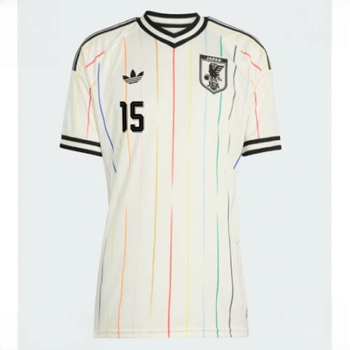 Japan Daichi Kamada #15 Soccer Jerseys Away Stadium Shirt for Women World Cup 2026 Short Sleeve - Image 2
