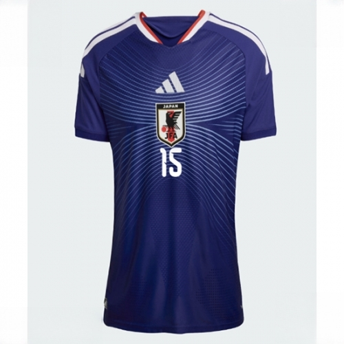 Japan Daichi Kamada #15 Soccer Jerseys Home Stadium Shirt for Women World Cup 2026 Short Sleeve - Image 2