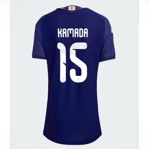 Japan Daichi Kamada #15 Soccer Jerseys Home Stadium Shirt for Women World Cup 2026 Short Sleeve