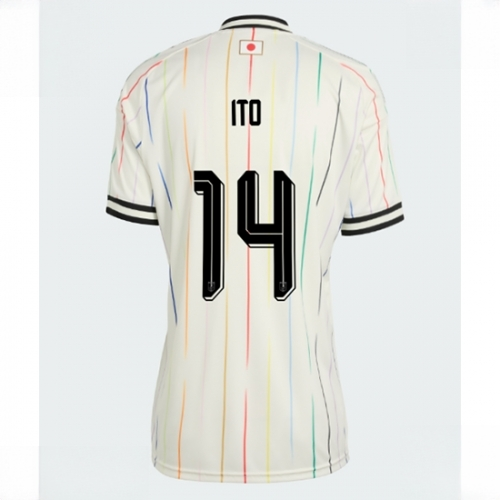 Japan Junya Ito #14 Soccer Jerseys Away Stadium Shirt for Women World Cup 2026 Short Sleeve