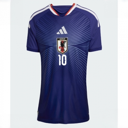 Japan Ritsu Doan #10 Soccer Jerseys Home Stadium Shirt for Women World Cup 2026 Short Sleeve - Image 2