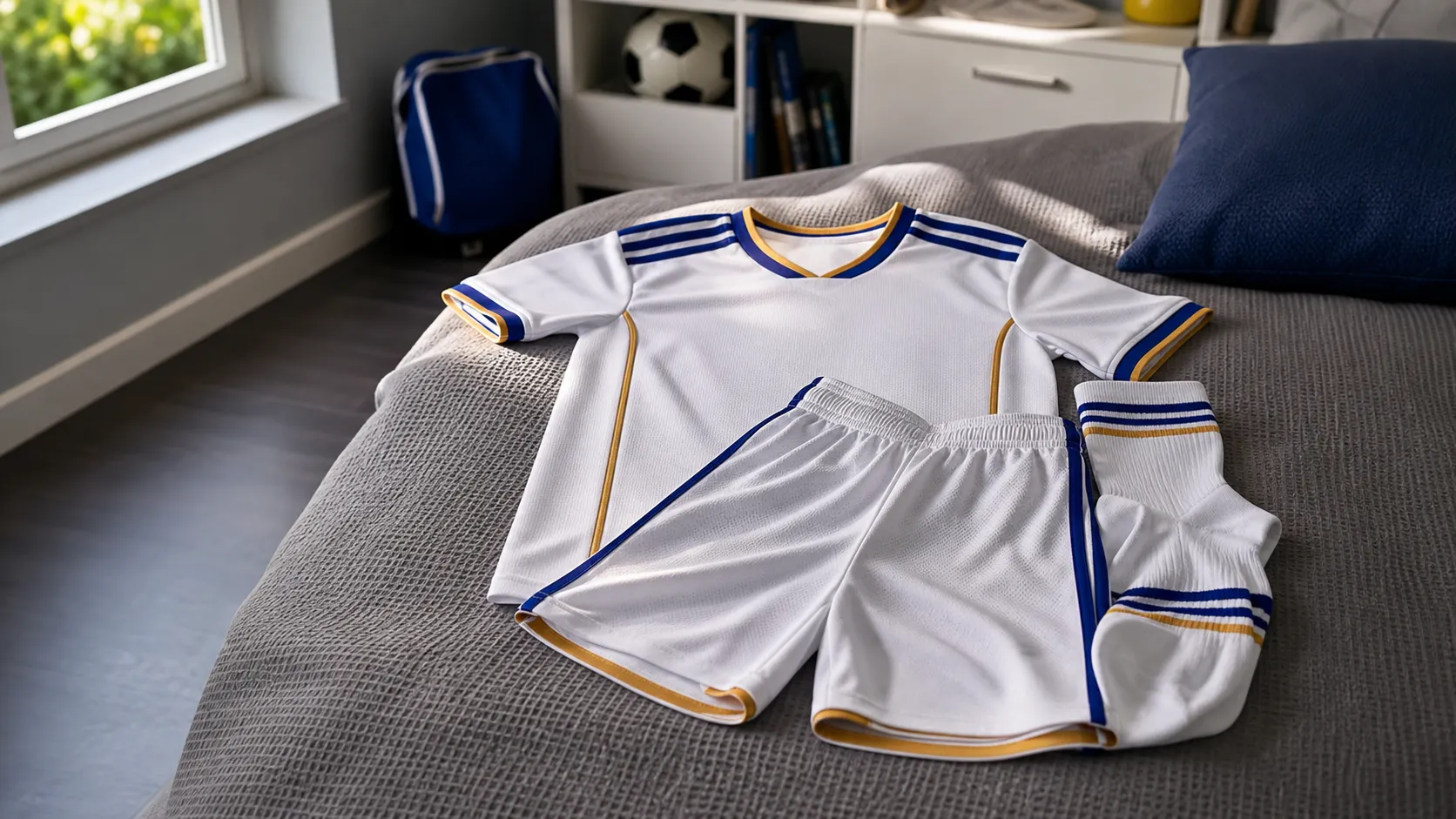 Kids Real Madrid Kit Official Youth Home Away Jerseys