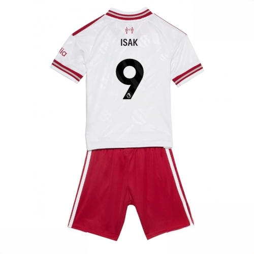 Buy Liverpool Alexander Isak #9 Cheap Away Stadium Kit for Kids 2026-27 football kit set For Sale Liverpool Alexander Isak #9 Cheap Away Stadium Kit for Kids 2026-27 football kit set