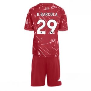 For Sale  Liverpool Bradley Barcola #29 Cheap Home Stadium Kit for Kids 2026-27 football kit set
