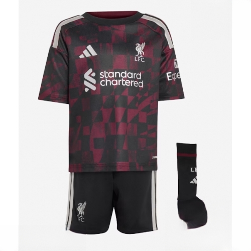 Buy Liverpool Cody Gakpo #18 Cheap Third Stadium Kit for Kids 2026-27 football kit set 2 For Sale Liverpool Cody Gakpo #18 Cheap Third Stadium Kit for Kids 2026-27 football kit set 2