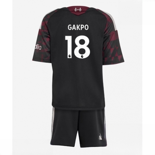 Buy Liverpool Cody Gakpo #18 Cheap Third Stadium Kit for Kids 2026-27 football kit set For Sale Liverpool Cody Gakpo #18 Cheap Third Stadium Kit for Kids 2026-27 football kit set
