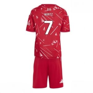 Buy Liverpool Florian Wirtz #7 Cheap Home Stadium Kit for Kids 2026-27 Set sale For Sale Liverpool Florian Wirtz #7 Cheap Home Stadium Kit for Kids 2026-27 Set sale