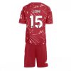 Buy Liverpool Giovanni Leoni #15 Cheap Home Stadium Kit for Kids 2026-27 football kit set 3 For Sale Liverpool Giovanni Leoni #15 Cheap Home Stadium Kit for Kids 2026-27 football kit set 3