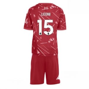 For Sale  Liverpool Giovanni Leoni #15 Cheap Home Stadium Kit for Kids 2026-27 football kit set
