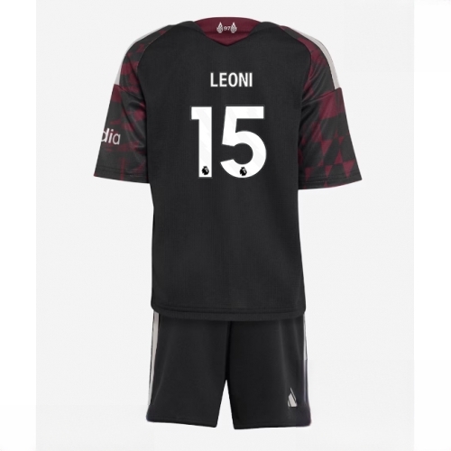 Buy Liverpool Giovanni Leoni #15 Cheap Third Stadium Kit for Kids 2026-27 football kit set For Sale Liverpool Giovanni Leoni #15 Cheap Third Stadium Kit for Kids 2026-27 football kit set