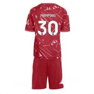 Buy Liverpool Jeremie Frimpong #30 Cheap Home Stadium Kit for Kids 2026-27 football kit set For Sale Liverpool Jeremie Frimpong #30 Cheap Home Stadium Kit for Kids 2026-27 football kit set
