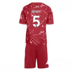 For Sale  Liverpool Jeremy Jacquet #5 Cheap Home Stadium Kit for Kids 2026-27 football kit set