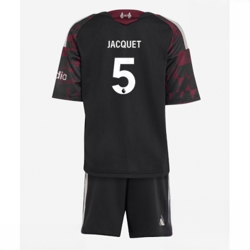 Buy Liverpool Jeremy Jacquet #5 Cheap Third Stadium Kit for Kids 2026-27 football kit set For Sale Liverpool Jeremy Jacquet #5 Cheap Third Stadium Kit for Kids 2026-27 football kit set