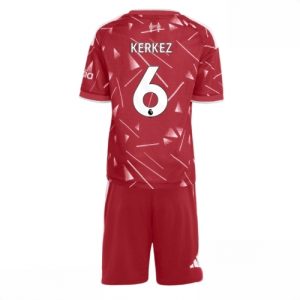 For Sale  Liverpool Milos Kerkez #6 Cheap Home Stadium Kit for Kids 2026-27 football kit set