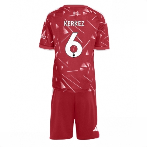 Buy Liverpool Milos Kerkez #6 Cheap Home Stadium Kit for Kids 2026-27 football kit set For Sale Liverpool Milos Kerkez #6 Cheap Home Stadium Kit for Kids 2026-27 football kit set