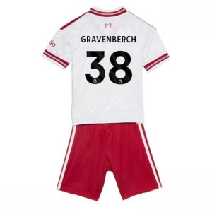 Buy Liverpool Ryan Gravenberch #38 Cheap Away Stadium Kit for Kids 2026-27 football kit set For Sale Liverpool Ryan Gravenberch #38 Cheap Away Stadium Kit for Kids 2026-27 football kit set