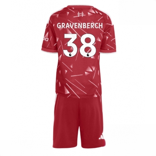 Buy Liverpool Ryan Gravenberch #38 Cheap Home Stadium Kit for Kids 2026-27 football kit set For Sale Liverpool Ryan Gravenberch #38 Cheap Home Stadium Kit for Kids 2026-27 football kit set