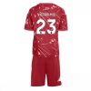 Buy Liverpool Victor Munoz #23 Cheap Home Stadium Kit for Kids 2026-27 football kit set 3 For Sale Liverpool Victor Munoz #23 Cheap Home Stadium Kit for Kids 2026-27 football kit set 3