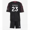 Buy Liverpool Victor Munoz #23 Cheap Third Stadium Kit for Kids 2026-27 football kit set 3 For Sale Liverpool Victor Munoz #23 Cheap Third Stadium Kit for Kids 2026-27 football kit set 3