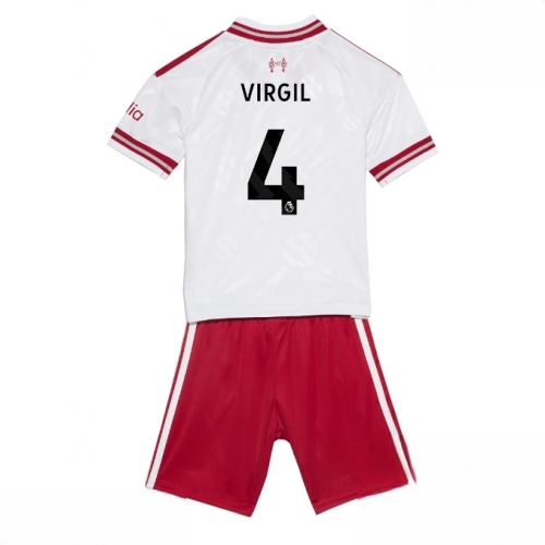 Buy Liverpool Virgil van Dijk #4 Cheap Away Stadium Kit for Kids 2026-27 football kit set For Sale Liverpool Virgil van Dijk #4 Cheap Away Stadium Kit for Kids 2026-27 football kit set