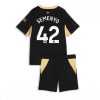 Buy Manchester City Antoine Semenyo #42 Cheap Away Stadium Kit for Kids 2026-27 football kit set 3 For Sale Manchester City Antoine Semenyo #42 Cheap Away Stadium Kit for Kids 2026-27 football kit set 3