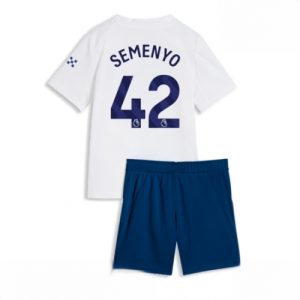 Buy Manchester City Antoine Semenyo #42 Cheap Third Stadium Kit for Kids 2026-27 football kit set For Sale Manchester City Antoine Semenyo #42 Cheap Third Stadium Kit for Kids 2026-27 football kit set