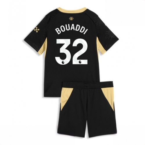 Buy Manchester City Ayyoub Bouaddi #32 Cheap Away Stadium Kit for Kids 2026-27 football kit set For Sale Manchester City Ayyoub Bouaddi #32 Cheap Away Stadium Kit for Kids 2026-27 football kit set