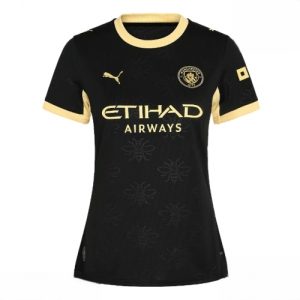 Buy Cheap Manchester City Away Stadium Shirt for Women 2026-27 Black For Sale Cheap Manchester City Away Stadium Shirt for Women 2026-27 Black