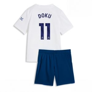 Buy Manchester City Jeremy Doku #11 Cheap Third Stadium Kit for Kids 2026-27 football kit set For Sale Manchester City Jeremy Doku #11 Cheap Third Stadium Kit for Kids 2026-27 football kit set