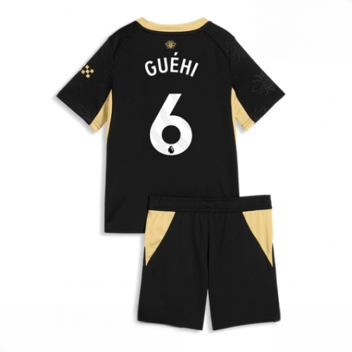 Buy Manchester City Marc Guehi #6 Cheap Away Stadium Kit for Kids 2026-27 football kit set For Sale Manchester City Marc Guehi #6 Cheap Away Stadium Kit for Kids 2026-27 football kit set