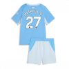 Buy Manchester City Matheus Nunes #27 Cheap Home Stadium Kit for Kids 2026-27 football kit set 3 For Sale Manchester City Matheus Nunes #27 Cheap Home Stadium Kit for Kids 2026-27 football kit set 3