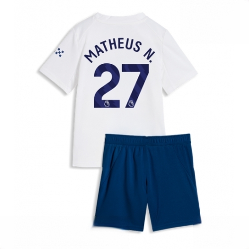 Buy Manchester City Matheus Nunes #27 Cheap Third Stadium Kit for Kids 2026-27 football kit set For Sale Manchester City Matheus Nunes #27 Cheap Third Stadium Kit for Kids 2026-27 football kit set