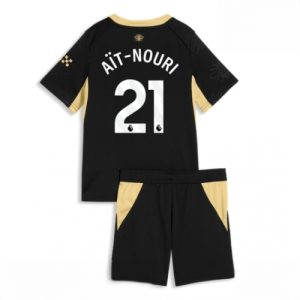 Buy Manchester City Rayan Ait-Nouri #21 Cheap Away Stadium Kit for Kids 2026-27 football kit set For Sale Manchester City Rayan Ait-Nouri #21 Cheap Away Stadium Kit for Kids 2026-27 football kit set