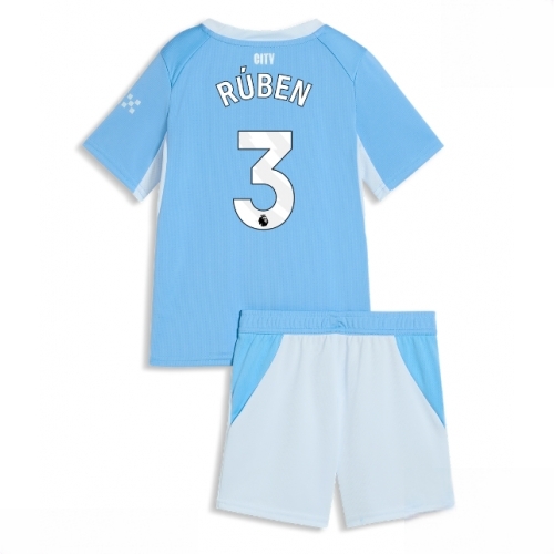 Buy Manchester City Ruben Dias #3 Cheap Home Stadium Kit for Kids 2026-27 Best football jersey set For Sale Manchester City Ruben Dias #3 Cheap Home Stadium Kit for Kids 2026-27 Best football jersey set