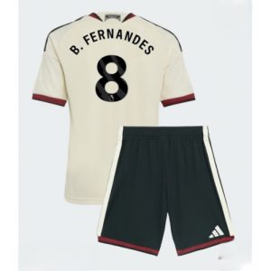 For Sale  Manchester United Bruno Fernandes #8 Cheap Football Kits set Third Stadium Kit Kids 2026-27
