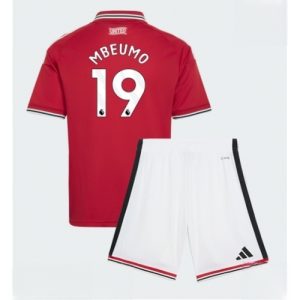 For Sale  Manchester United Bryan Mbeumo #19 Cheap Football Kits set Home Stadium Kit Kids 2026-27