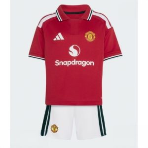 For Sale  Manchester United Cheap Home Stadium Kit for Kids 2026-27 Soccer Jersey